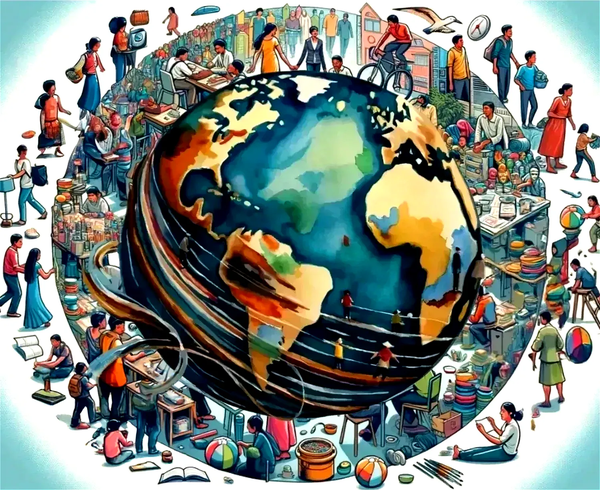 Globe and people.png